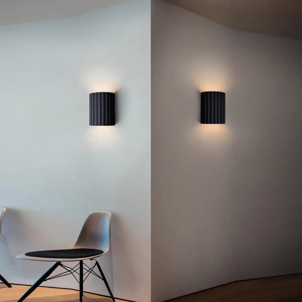 Wandleuchte Harz Halbrund Minimalistisch G9 LED Schlafzimmer Flur Wohnzimmer Modern | Restfield