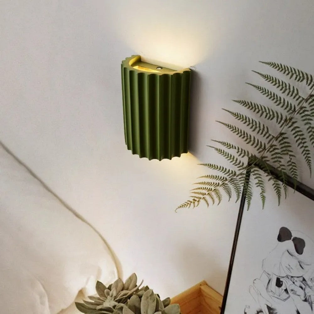 Wandleuchte Harz Halbrund Minimalistisch G9 LED Schlafzimmer Flur Wohnzimmer Modern | Restfield