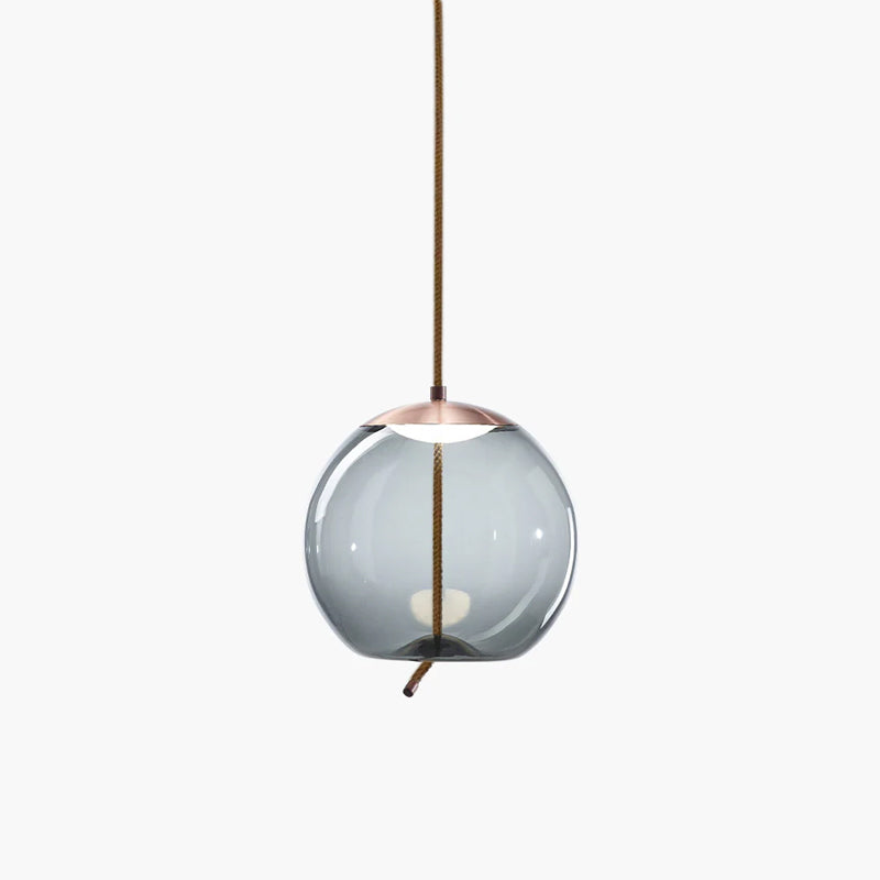 Handgeblazen Glazen Hanglamp Modern Design – Glas en Metaal – Instelbare Kabel 150cm – Geïntegreerde LED – 4 Modellen & Kleuropties | Sansoti