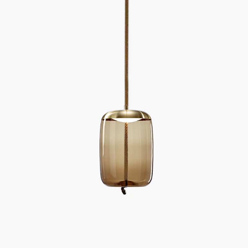 Handgeblazen Glazen Hanglamp Modern Design – Glas en Metaal – Instelbare Kabel 150cm – Geïntegreerde LED – 4 Modellen & Kleuropties | Sansoti