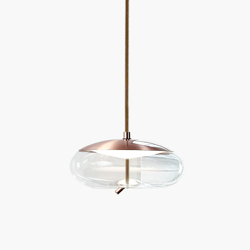 Handgeblazen Glazen Hanglamp Modern Design – Glas en Metaal – Instelbare Kabel 150cm – Geïntegreerde LED – 4 Modellen & Kleuropties | Sansoti