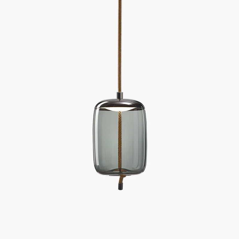 Handgeblazen Glazen Hanglamp Modern Design – Glas en Metaal – Instelbare Kabel 150cm – Geïntegreerde LED – 4 Modellen & Kleuropties | Sansoti