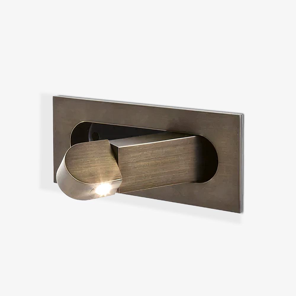 LED wandlamp met verborgen schakelaar – druk in, druk uit – verstelbare kop voor leeslicht naast bed | Sansoti