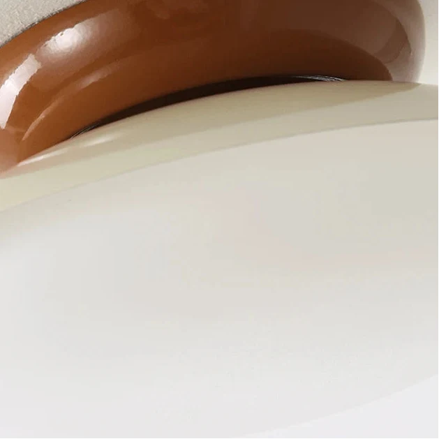 Ronde LED Plafondlamp Dimbaar Metaal 25cm 45cm Woonkamer Slaapkamer Hal Strakke Moderne Plafondverlichting | Sansoti