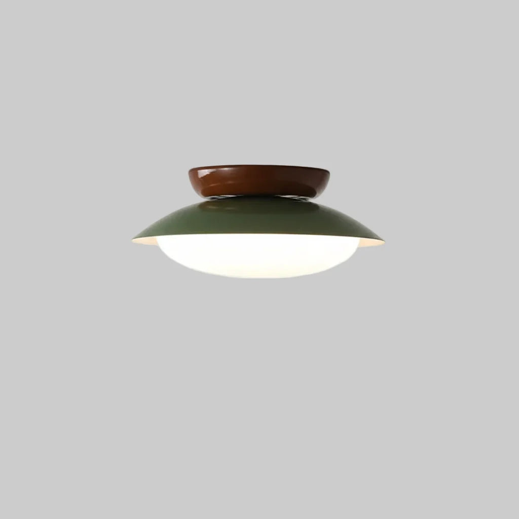 Ronde LED Plafondlamp Dimbaar Metaal 25cm 45cm Woonkamer Slaapkamer Hal Strakke Moderne Plafondverlichting | Sansoti