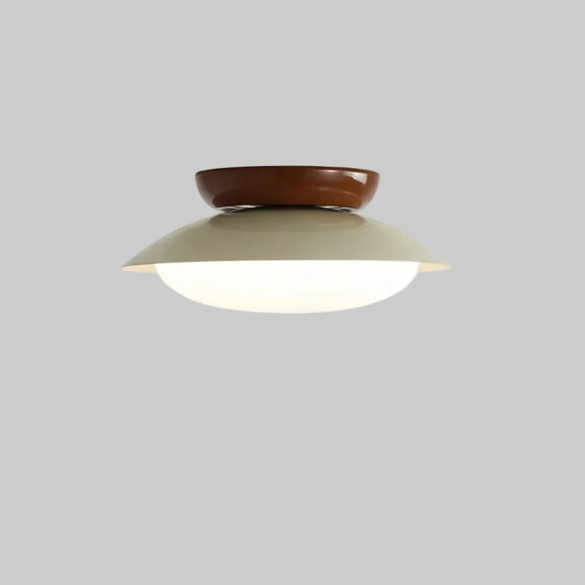 Ronde LED Plafondlamp Dimbaar Metaal 25cm 45cm Woonkamer Slaapkamer Hal Strakke Moderne Plafondverlichting | Sansoti