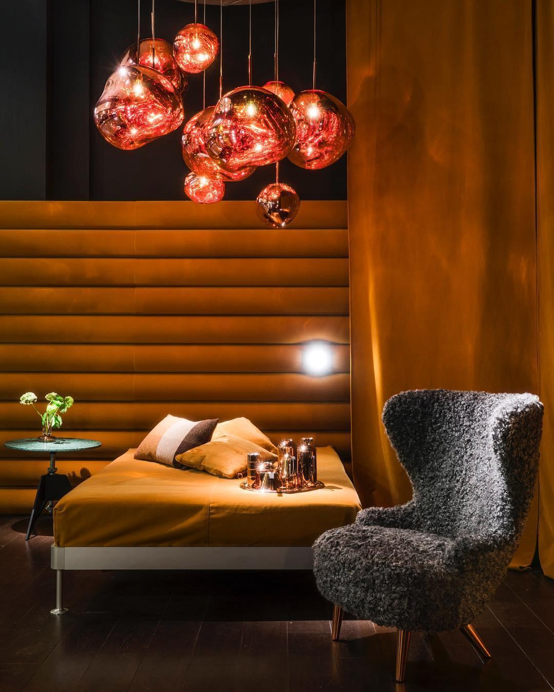 Hanglamp Modern Gesmolten Glas Effect ø18-48 cm Chroom Goud Rosé Goud met Spiegelreflectie voor Eetkamer Woonkamer | Sansoti