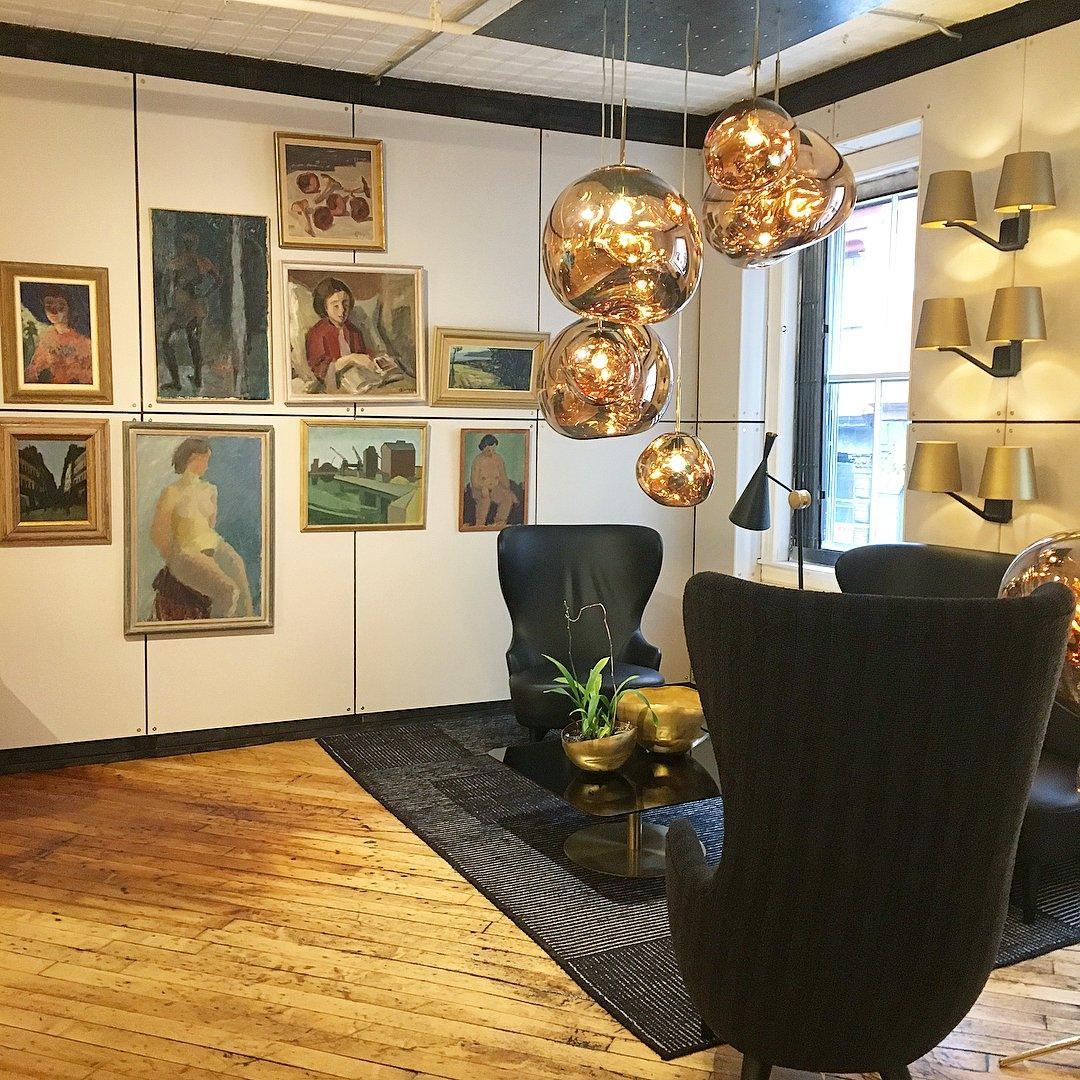 Hanglamp Modern Gesmolten Glas Effect ø18-48 cm Chroom Goud Rosé Goud met Spiegelreflectie voor Eetkamer Woonkamer | Sansoti