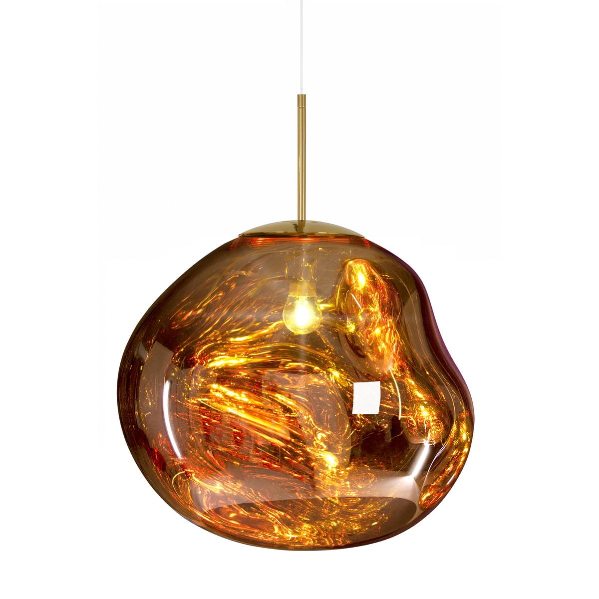 Hanglamp Modern Gesmolten Glas Effect ø18-48 cm Chroom Goud Rosé Goud met Spiegelreflectie voor Eetkamer Woonkamer | Sansoti