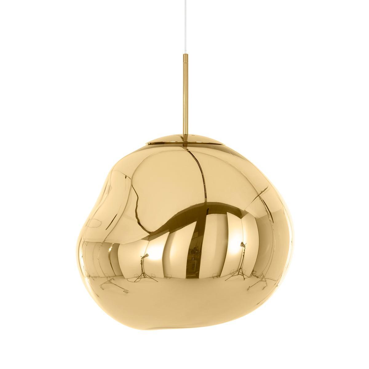 Hanglamp Modern Gesmolten Glas Effect ø18-48 cm Chroom Goud Rosé Goud met Spiegelreflectie voor Eetkamer Woonkamer | Sansoti