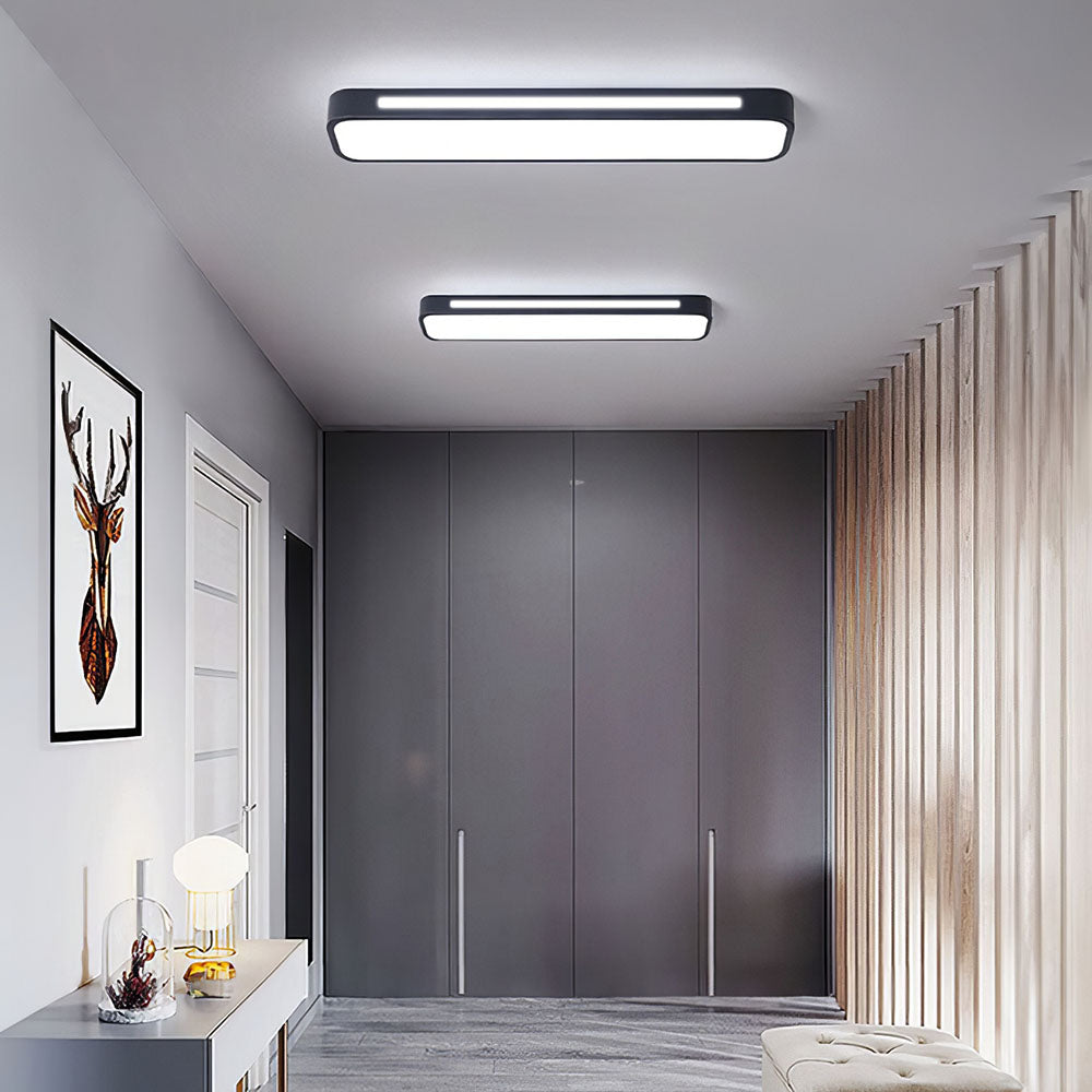Schlichte LED-Deckenleuchte, minimalistisches Design, Eisen, Acryl, moderne Beleuchtung, Flur, Wohnzimmer, Esszimmer, Schlafzimmer | Sansoti