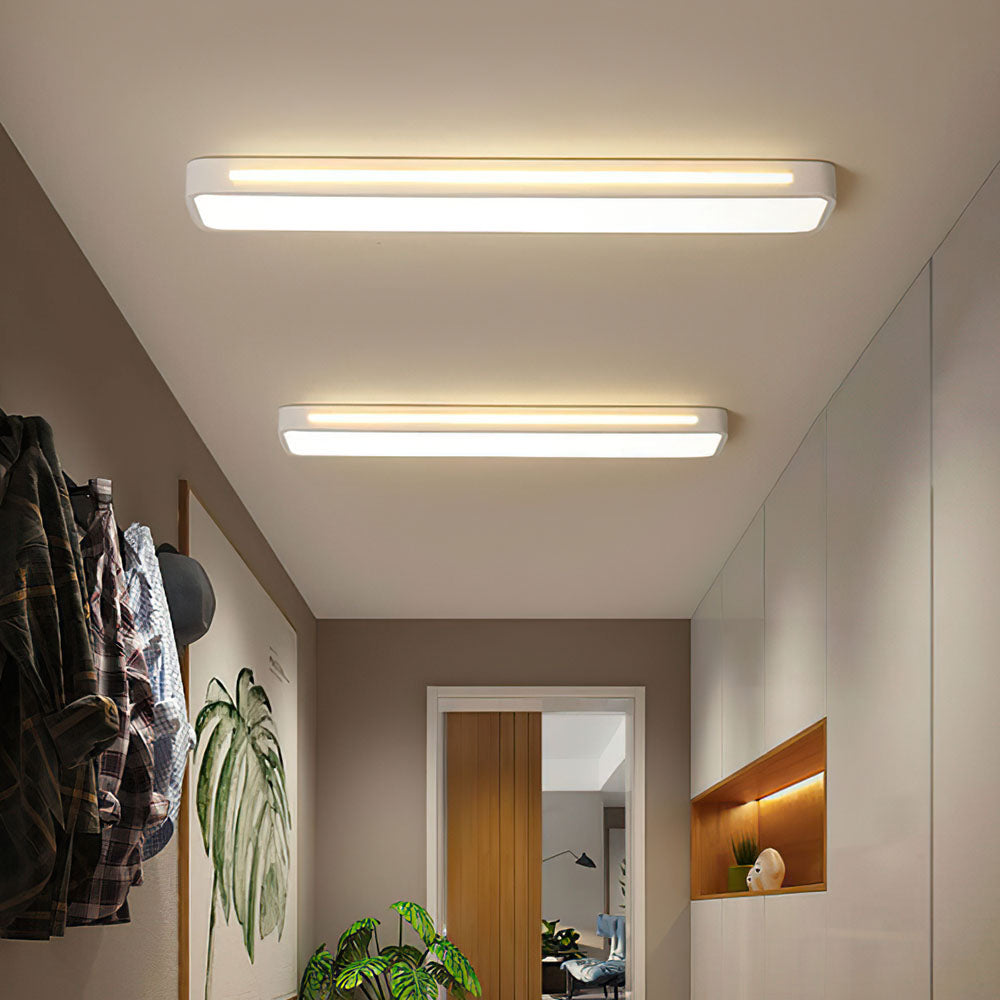 Schlichte LED-Deckenleuchte, minimalistisches Design, Eisen, Acryl, moderne Beleuchtung, Flur, Wohnzimmer, Esszimmer, Schlafzimmer | Sansoti