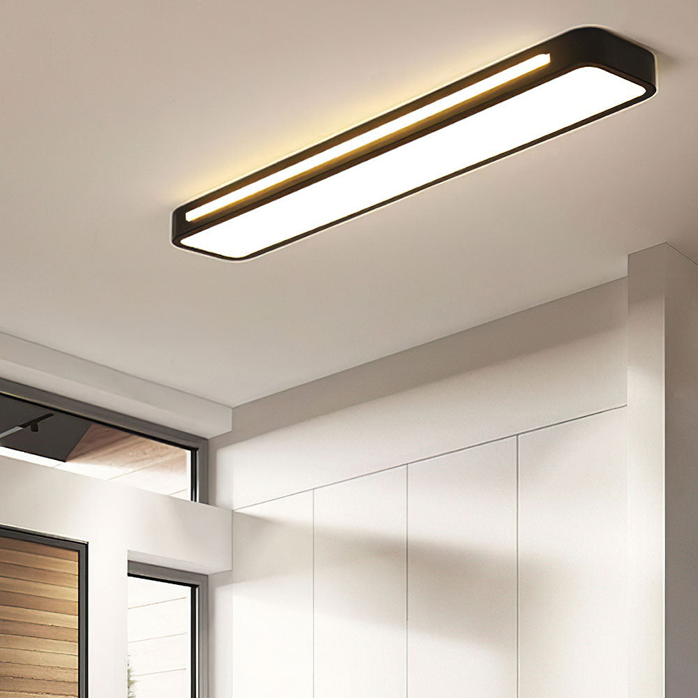 Schlichte LED-Deckenleuchte, minimalistisches Design, Eisen, Acryl, moderne Beleuchtung, Flur, Wohnzimmer, Esszimmer, Schlafzimmer | Sansoti