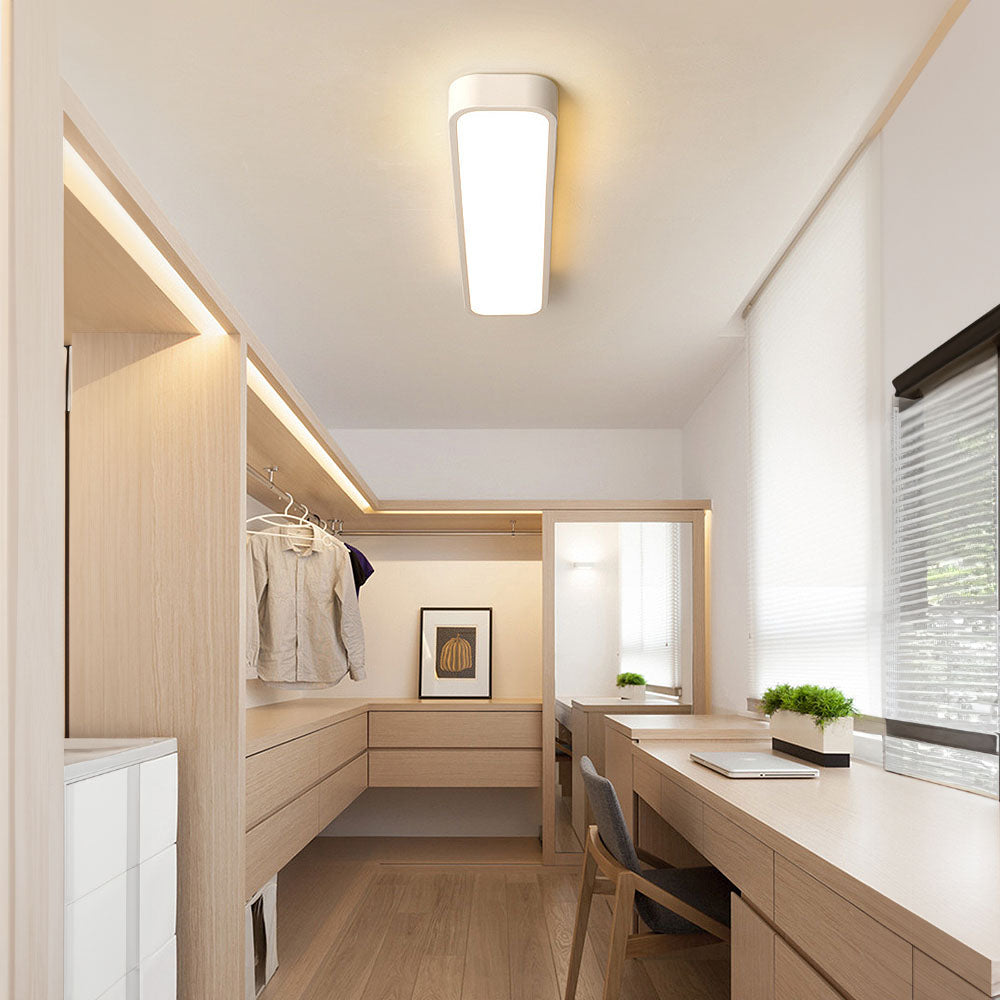 Schlichte LED-Deckenleuchte, minimalistisches Design, Eisen, Acryl, moderne Beleuchtung, Flur, Wohnzimmer, Esszimmer, Schlafzimmer | Sansoti