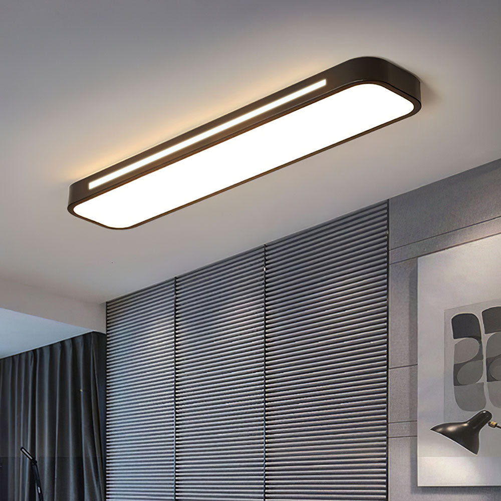 Schlichte LED-Deckenleuchte, minimalistisches Design, Eisen, Acryl, moderne Beleuchtung, Flur, Wohnzimmer, Esszimmer, Schlafzimmer | Sansoti