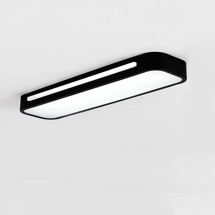Schlichte LED-Deckenleuchte, minimalistisches Design, Eisen, Acryl, moderne Beleuchtung, Flur, Wohnzimmer, Esszimmer, Schlafzimmer | Sansoti
