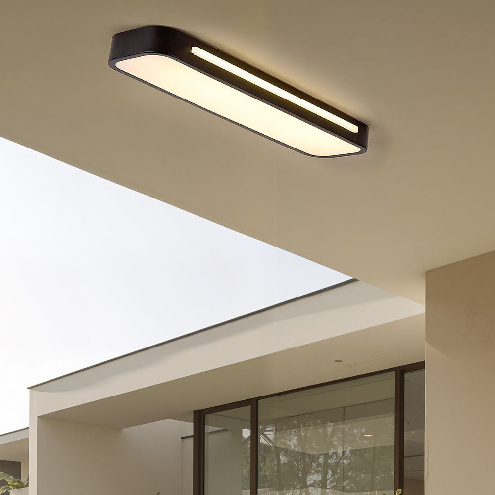 Schlichte LED-Deckenleuchte, minimalistisches Design, Eisen, Acryl, moderne Beleuchtung, Flur, Wohnzimmer, Esszimmer, Schlafzimmer | Sansoti