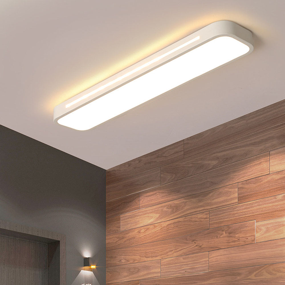 Schlichte LED-Deckenleuchte, minimalistisches Design, Eisen, Acryl, moderne Beleuchtung, Flur, Wohnzimmer, Esszimmer, Schlafzimmer | Sansoti