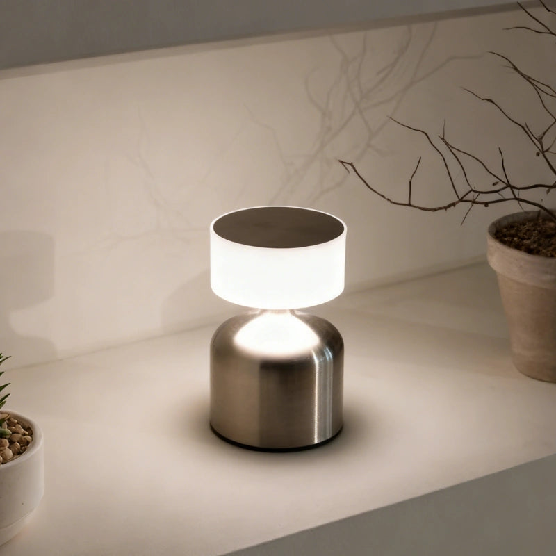 Moderne IJzeren Tafellamp Dimbaar & Oplaadbaar USB LED 5 Vormen | Sansoti