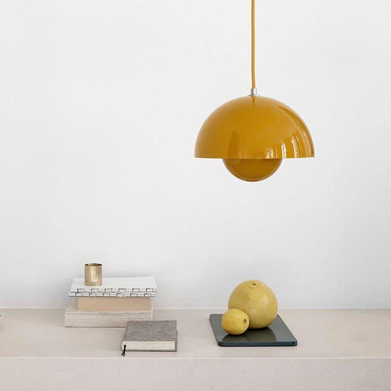 Suspension scandinave LED Aluminium Rond Design moderne Couleurs E27 | Restfield