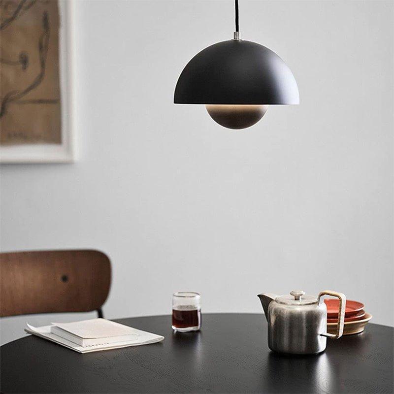 Suspension scandinave LED Aluminium Rond Design moderne Couleurs E27 | Restfield