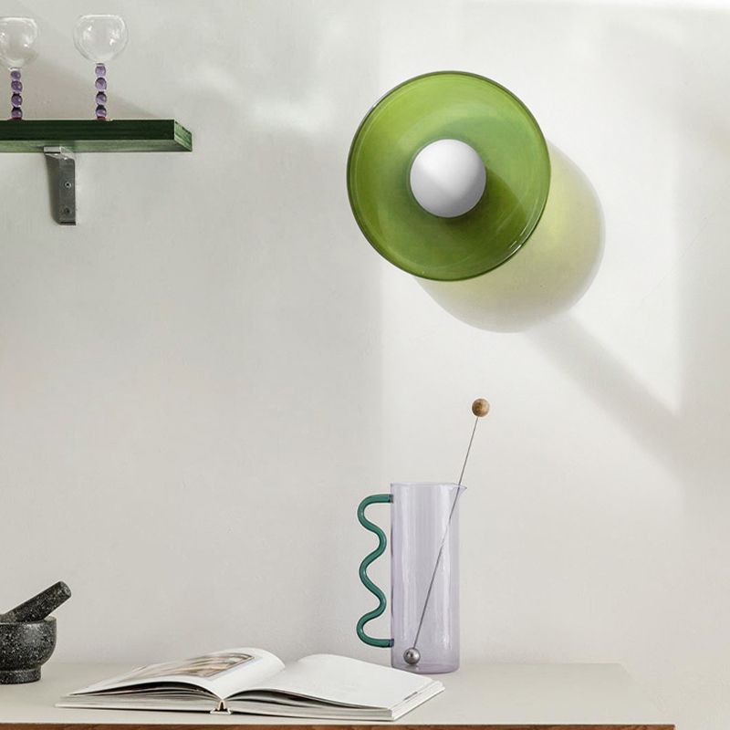 Runde Deckenleuchte aus Glas und Metall, G9-Fassung, drei Farbtemperaturen, 25cm 35cm, für Schlafzimmer und Wohnzimmer, LED-Deckenbeleuchtung | Sansoti
