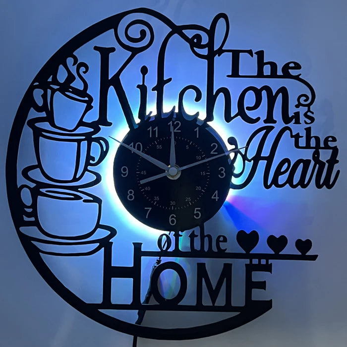 Wandklok met Grote Cijfers – Stil Modern Uurwerk – Minimalistisch Rond Design voor Woonkamer Keuken Kantoor | Sansoti