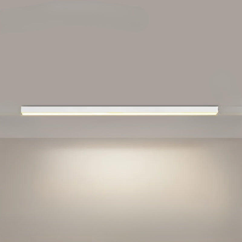 Lineare LED-Deckenleuchte aus Aluminium, 60-150cm, neutralweißes Licht, schlichtes modernes Design für Küche, Büro und Arbeitsplatz | Sansoti