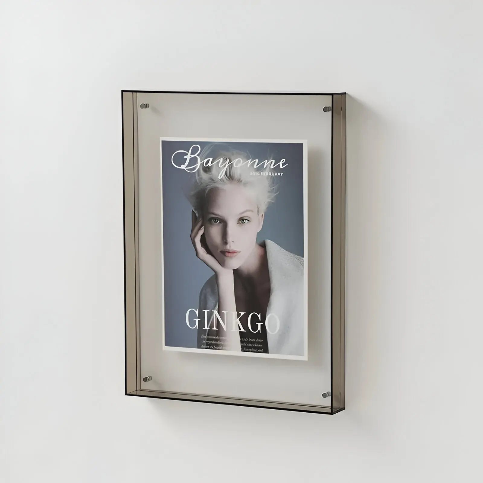 Acryl Fotolijst met Gekleurde Rand – Wand & Tafel – 10 Kleuren – 5 Maten | Sansoti