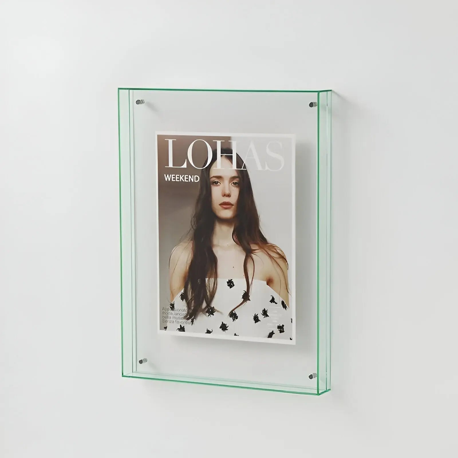 Acryl Fotolijst met Gekleurde Rand – Wand & Tafel – 10 Kleuren – 5 Maten | Sansoti