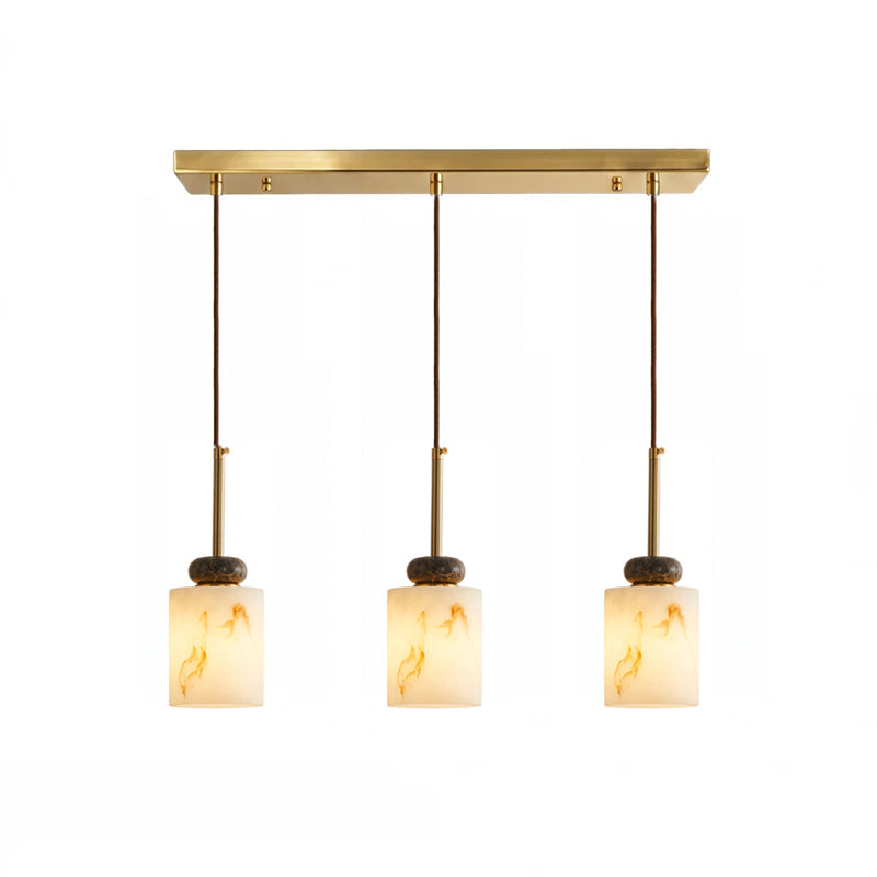 Hanglamp met Marmer en Imitatie Albast – Elegant Design met Zacht Licht | Sansoti