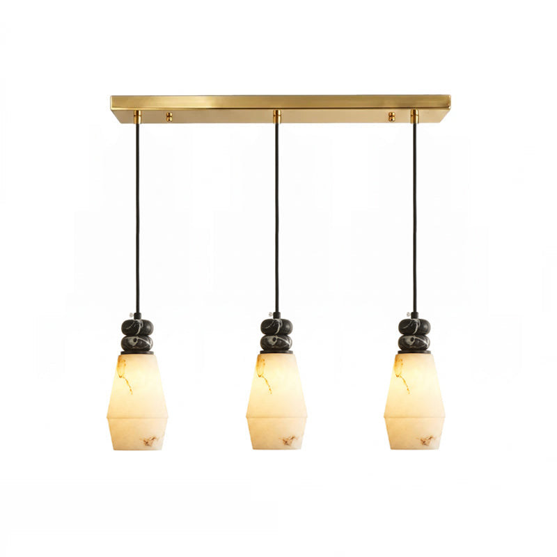 Hanglamp met Marmer en Imitatie Albast – Elegant Design met Zacht Licht | Sansoti
