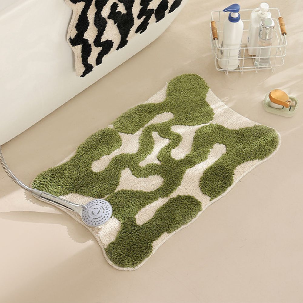 Marokkaanse Badmat Antislip met Sneldrogende Oppervlak – Zachte Badkamermat 40x60cm 50x80cm 60x90cm | Sansoti