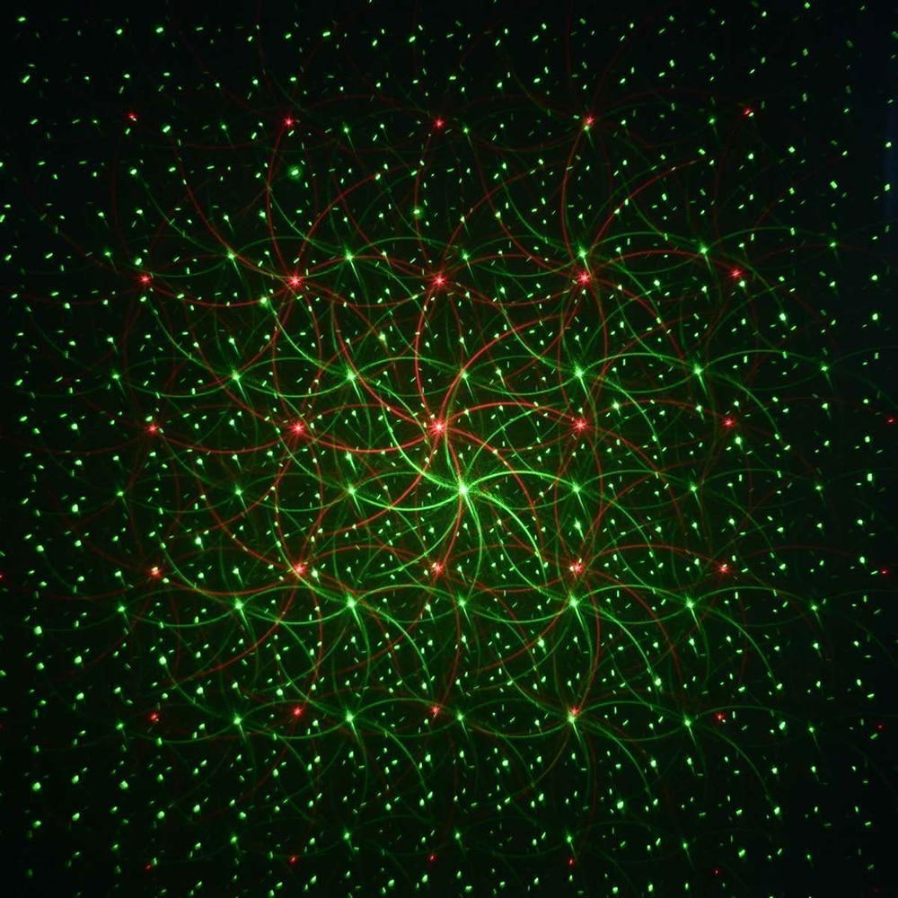 Laserprojektor Außenbeleuchtung Rot Grün Muster Wasserdicht Timer Partybeleuchtung für Garten und Fassade | Sansoti