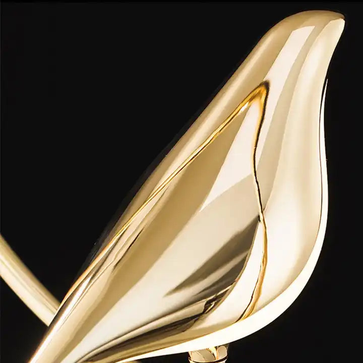 Hanglamp met Gouden Vogelsculptuur en LED-Verlichting voor Woonkamer Eetkamer Hal Slaapkamer Modern Design | Sansoti