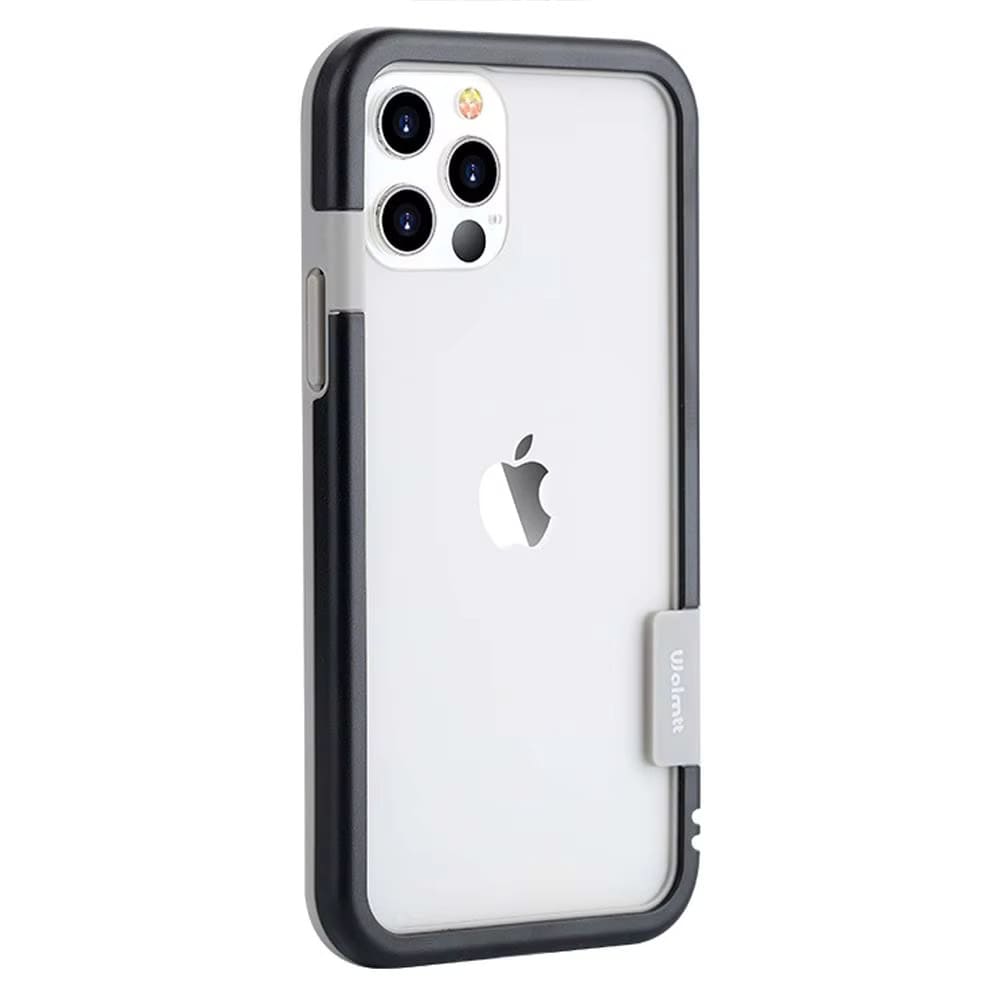Coque bumper bicolore en silicone pour iPhone avec protection du contour de caméra Antichocs pour iPhone 13-17 | Sansoti