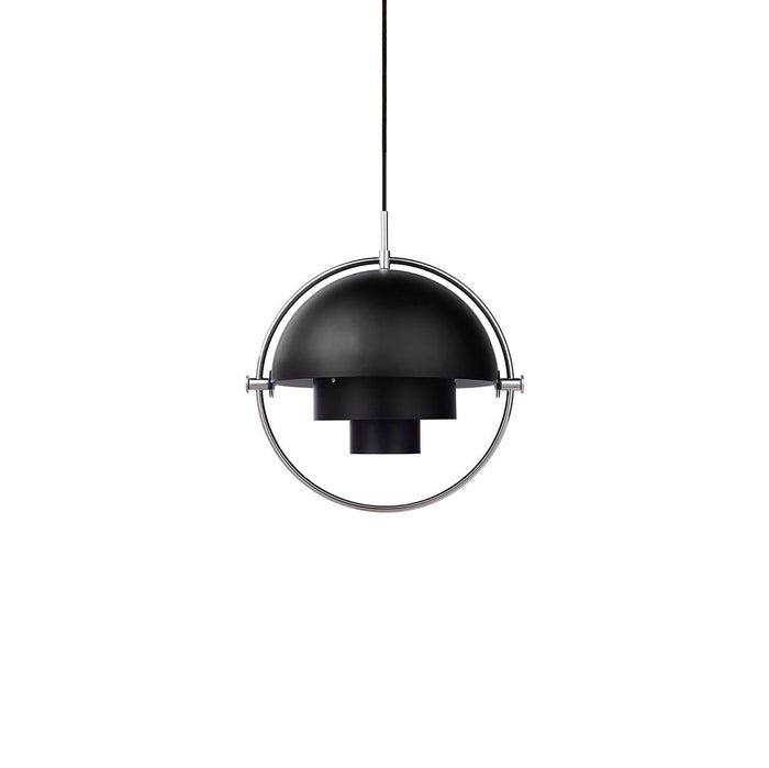 Hanglamp metaal staal E27 zwart messing eettafel woonkamer Scandinavisch design hanglamp draaibare kap modern | Sansoti