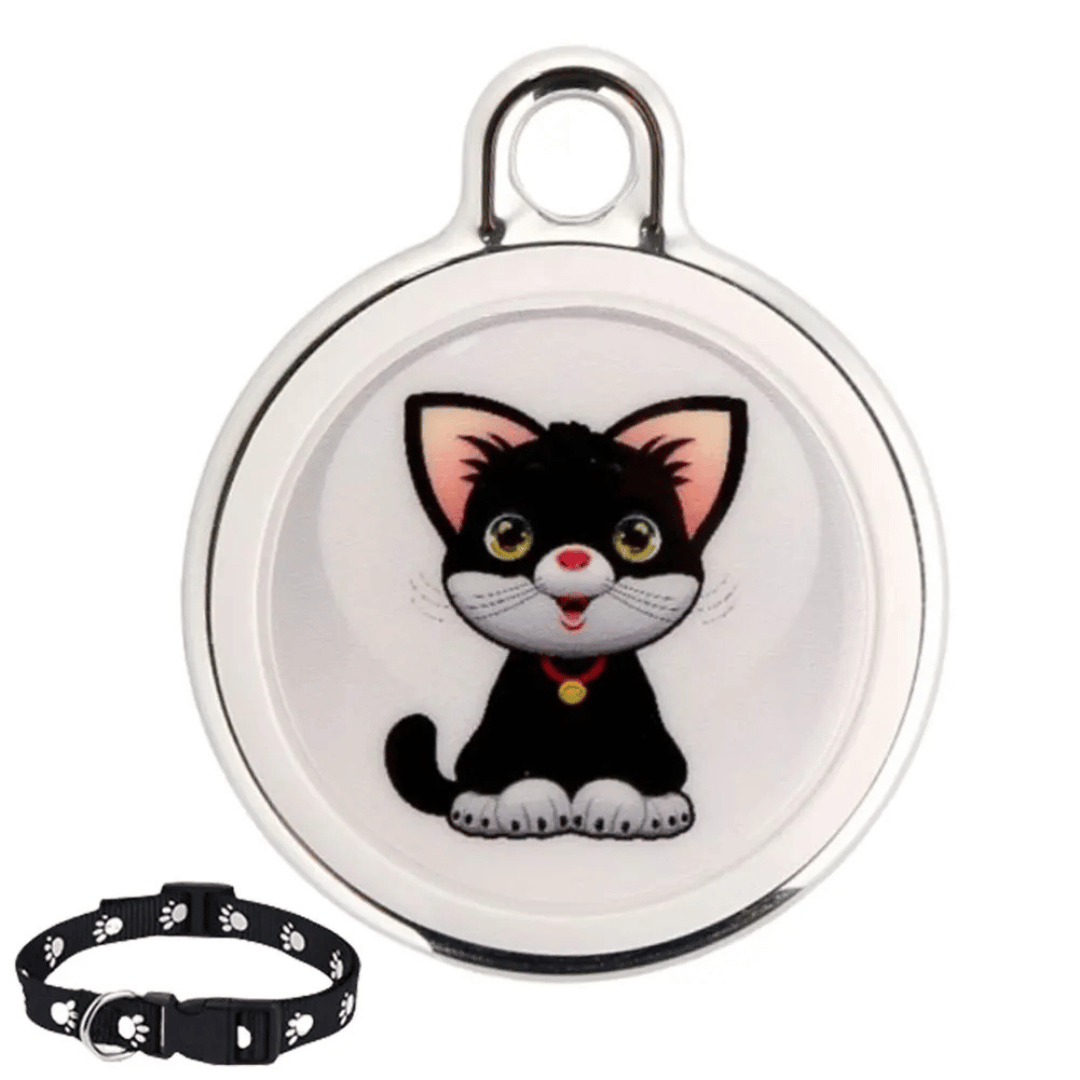 Bluetooth Huisdierentracker met GPS Locatie Compact Waterdicht voor Katten Honden | Sansoti