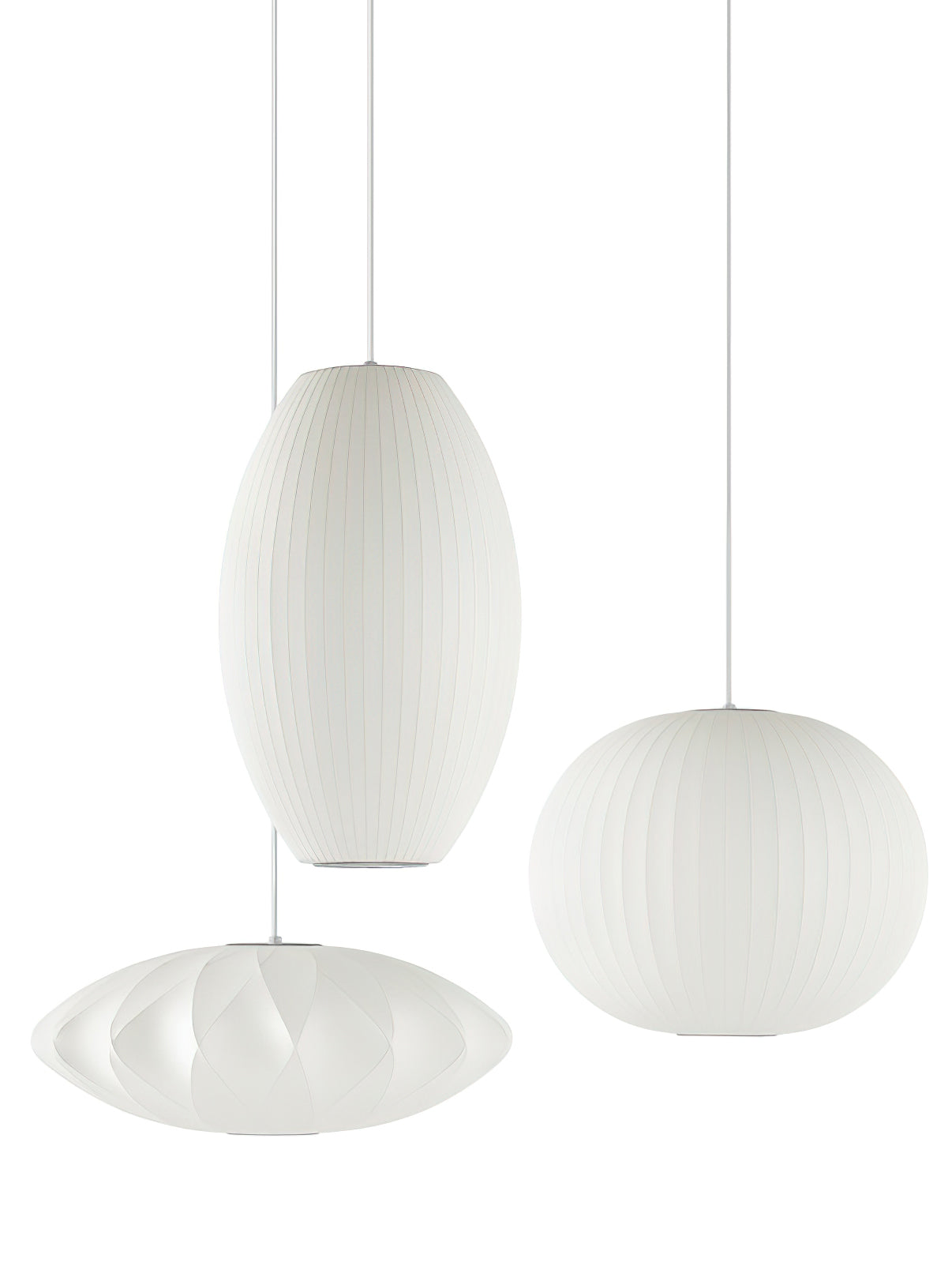 Bubbel Hanglamp met Stalen Draadstructuur Wit Ø40cm Moderne Verlichting | Sansoti