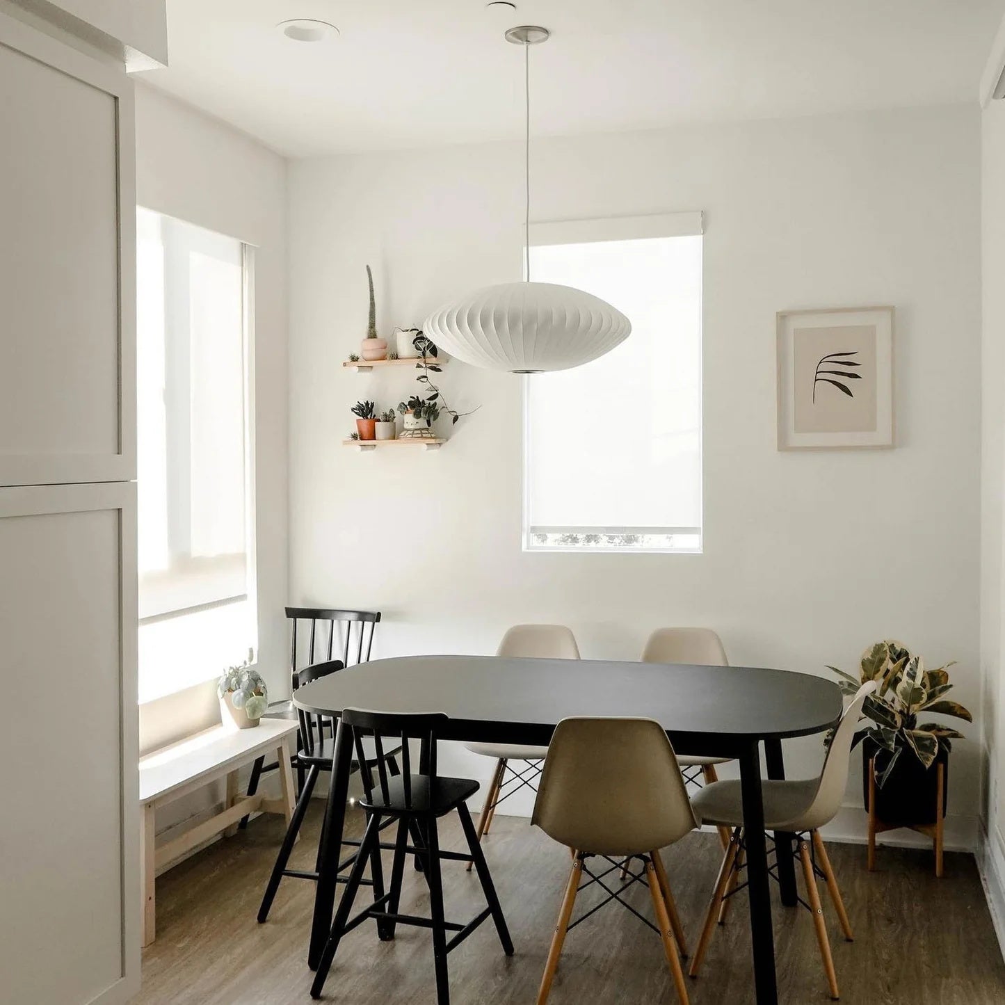 Bubbel Hanglamp met Stalen Draadstructuur Wit Ø40cm Moderne Verlichting | Sansoti