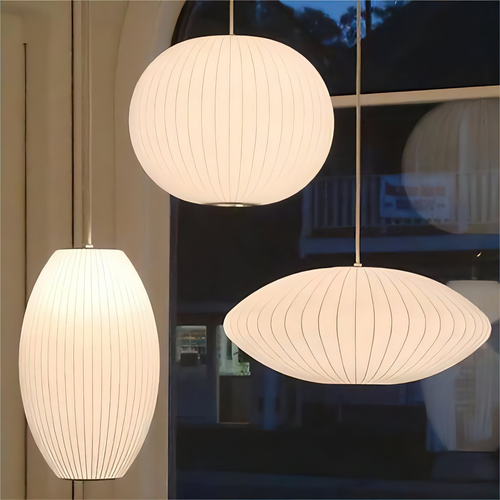 Bubbel Hanglamp met Stalen Draadstructuur Wit Ø40cm Moderne Verlichting | Sansoti