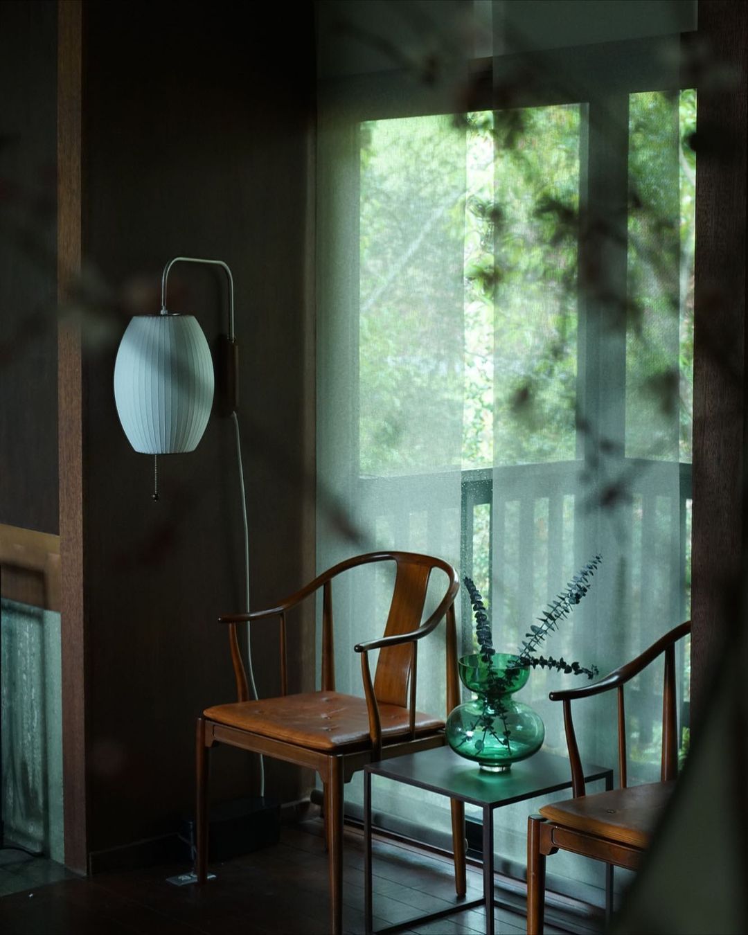 Wandlamp Zijden Kap Walnoot Metaal Wit Woonkamer Slaapkamer | Sansoti