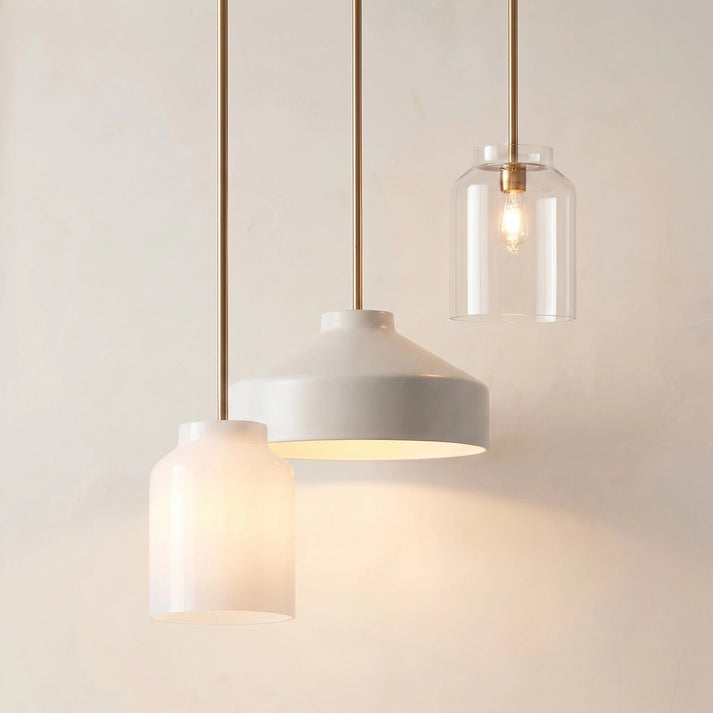 Scandinavische Hanglamp – Moderne Metalen Designlamp in Matte Afwerking – Stijlvolle Pendelverlichting voor Eetkamer Keuken Woonkamer | Sansoti