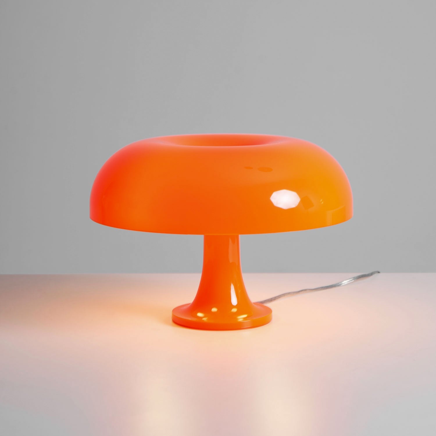 Paddenstoelvormige Tafellamp met 4 Lichtbronnen en Gedimde Retro Sfeer | Sansoti
