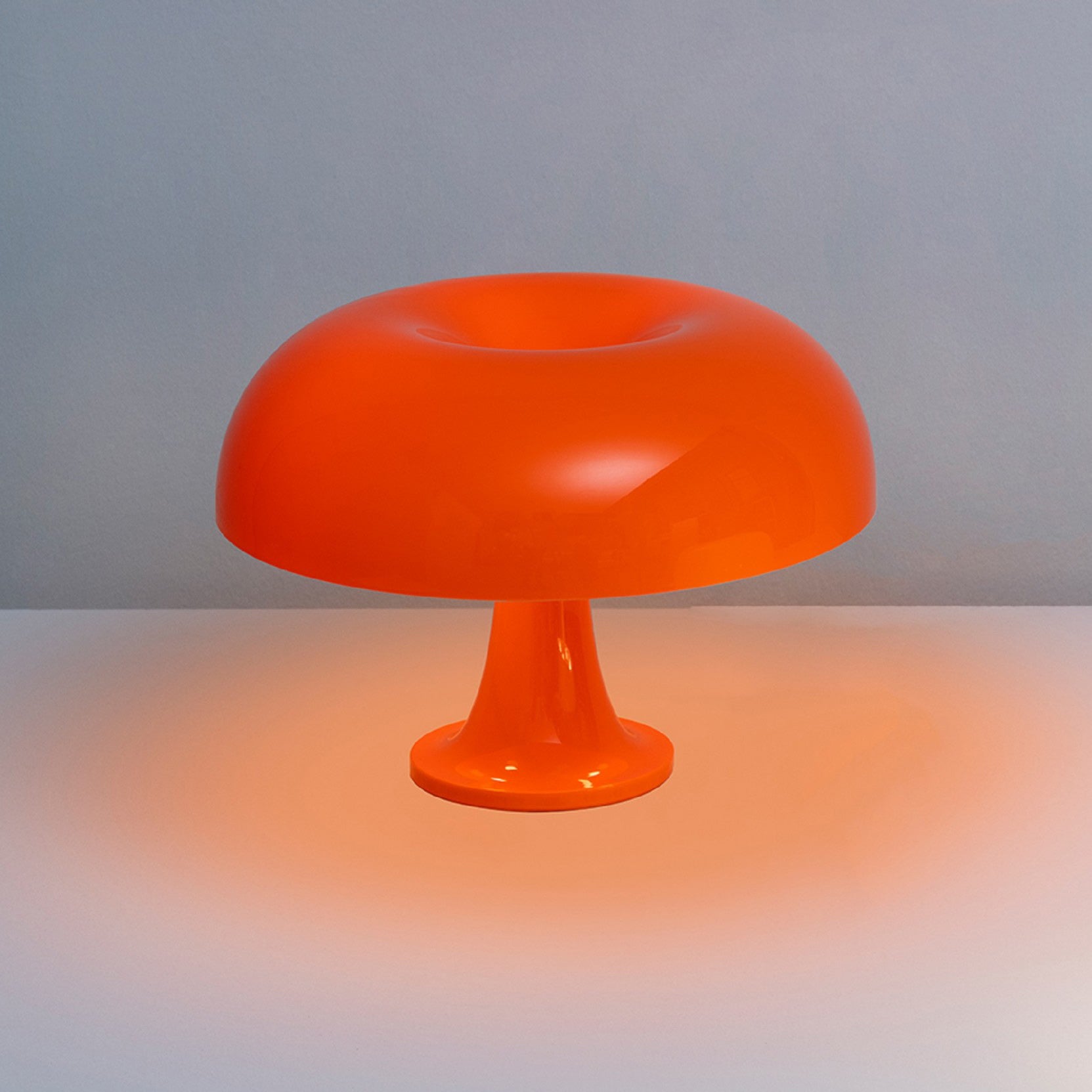 Paddenstoelvormige Tafellamp met 4 Lichtbronnen en Gedimde Retro Sfeer | Sansoti