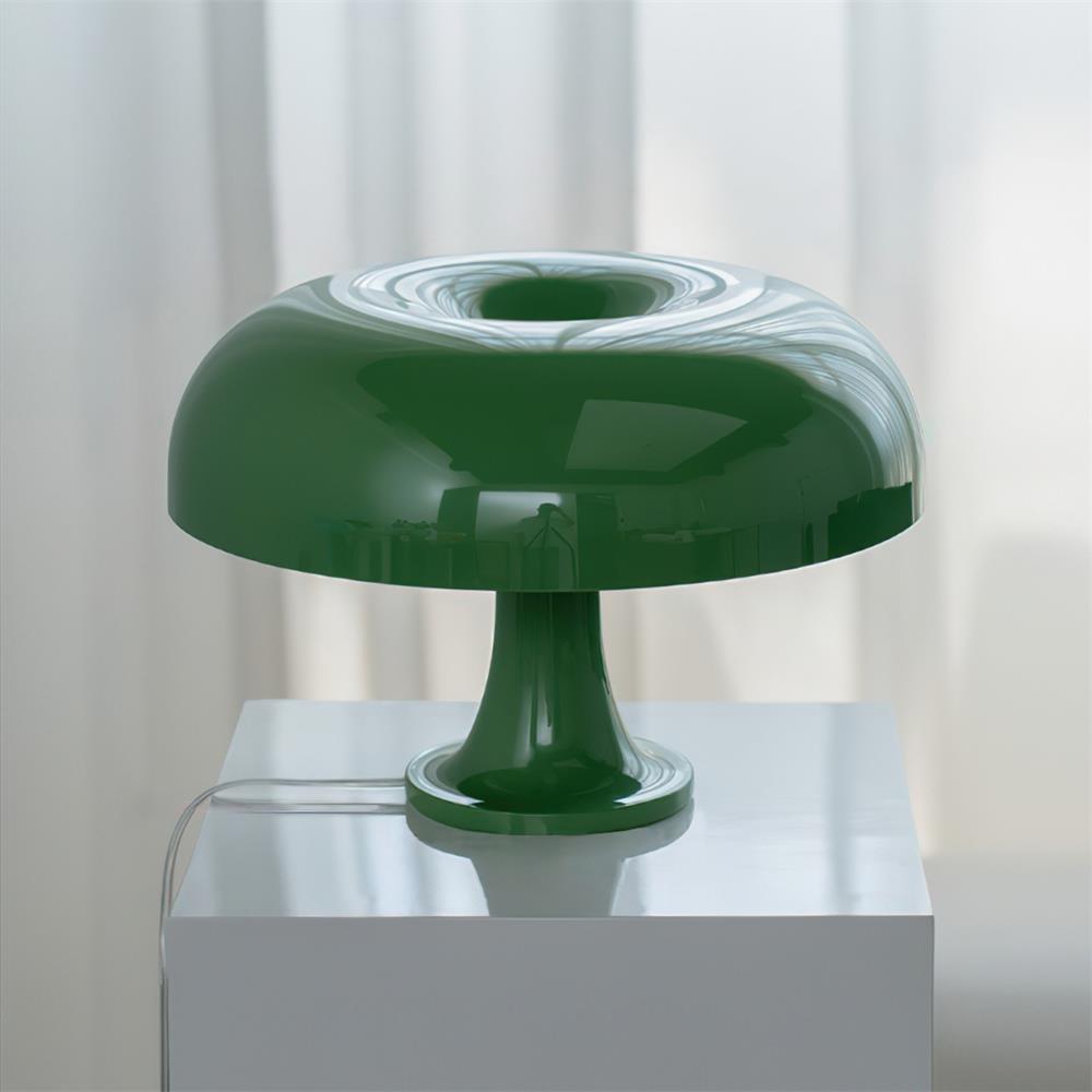 Paddenstoelvormige Tafellamp met 4 Lichtbronnen en Gedimde Retro Sfeer | Sansoti