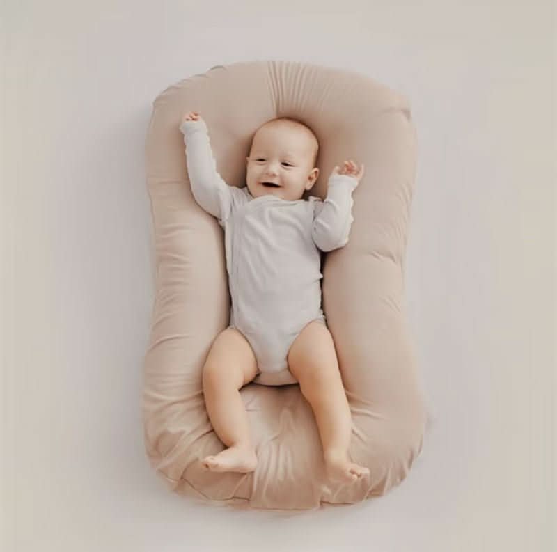 Babynest met Memory Foam – Ergonomisch Babymatrasje voor Gezonde Slaap – Hypoallergeen & Ademend – Pasgeboren tot 12 Maanden | Sansoti
