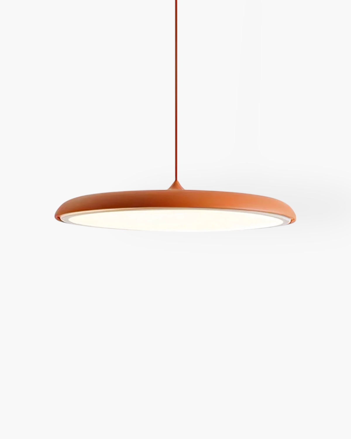 Ronde Hanglamp met Zachte Lichtverspreiding Zwart Grijs Groen Roze Wit Oranje ø25cm ø40cm Modern Scandinavisch Design voor Eetkamer Woonkamer Werkplek | Sansoti