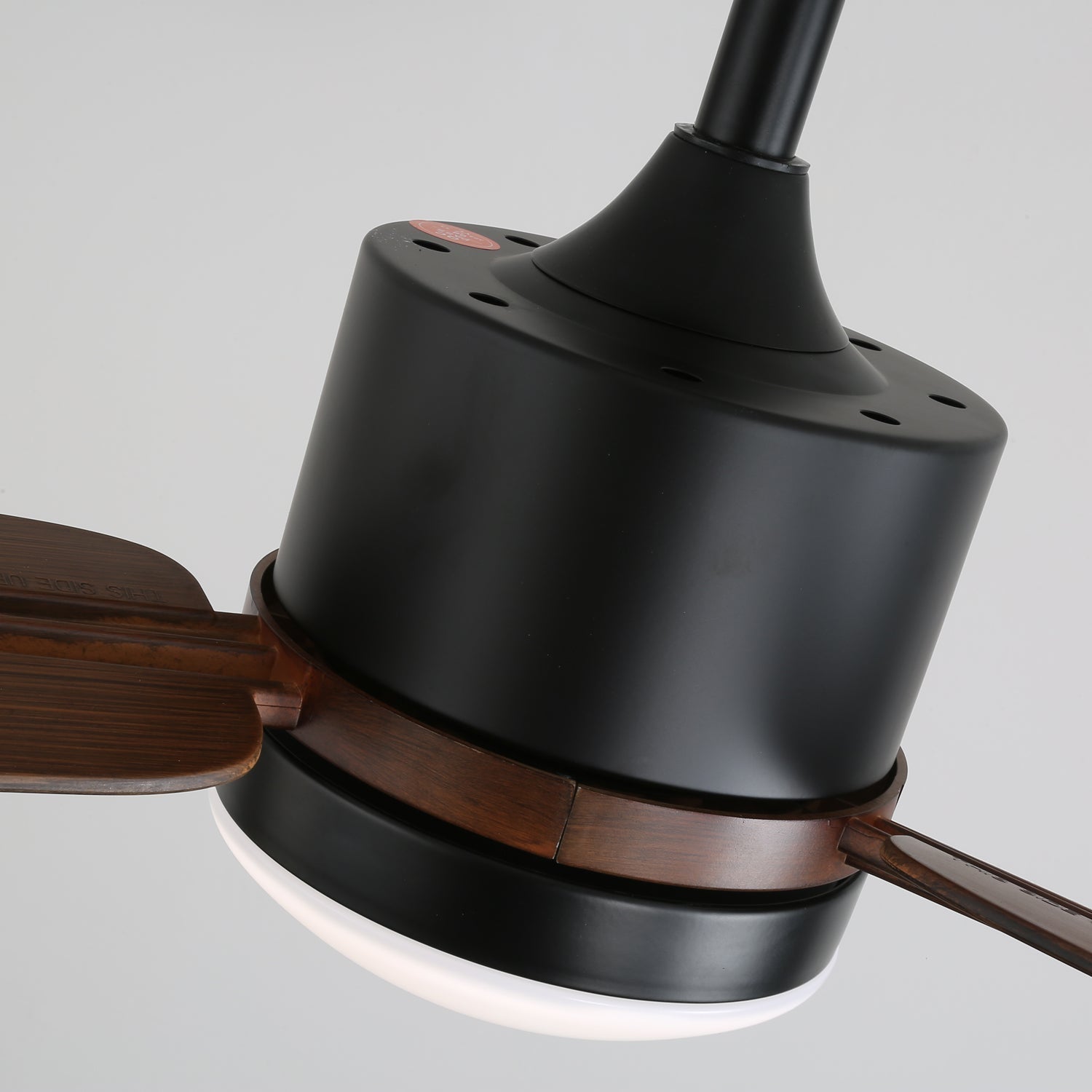 Moderne Plafondventilator met Verlichting — Hout & LED — Afstandsbediening | Sansoti