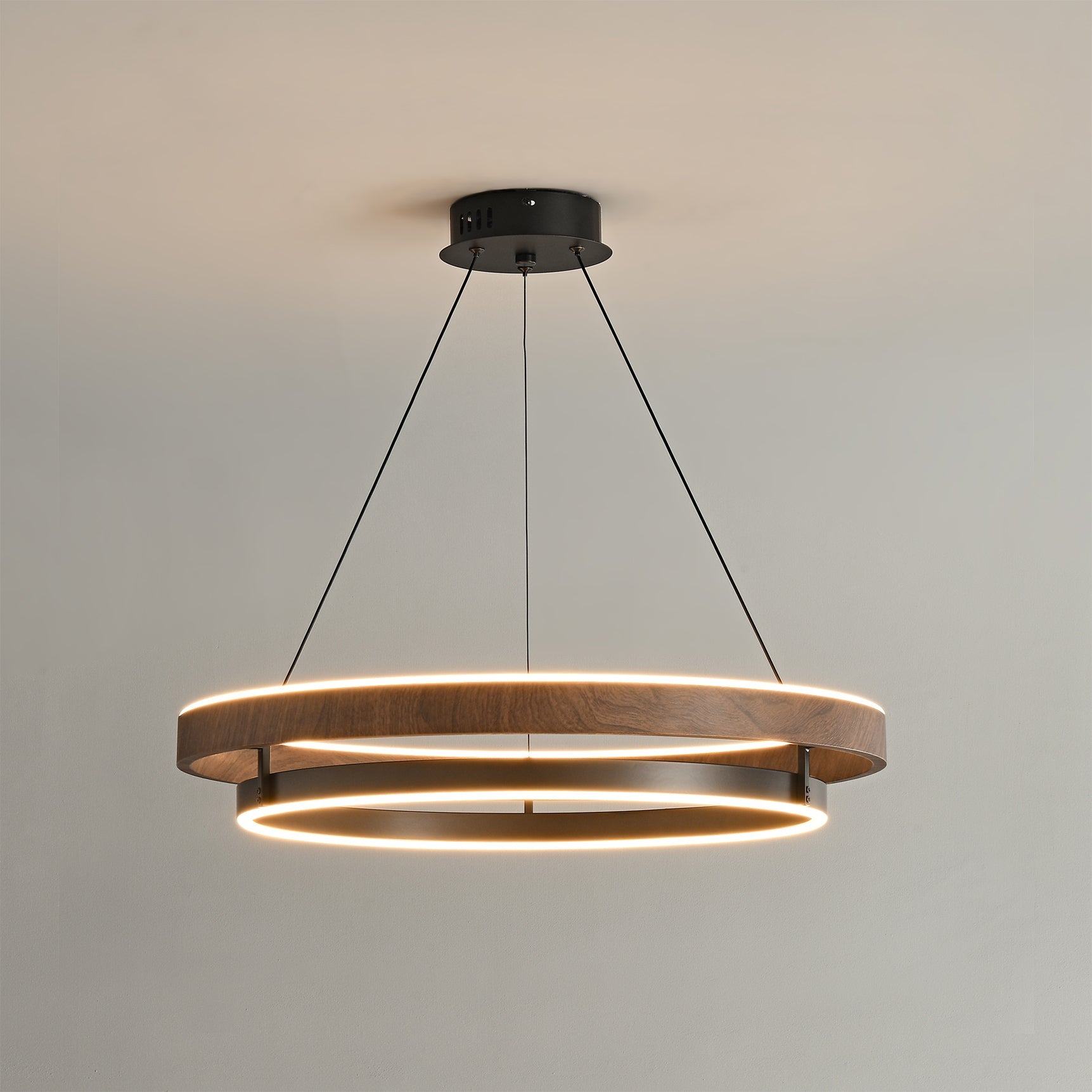 Moderne LED Hanglamp met Ringen – Design Verlichting met Warm Licht | Sansoti